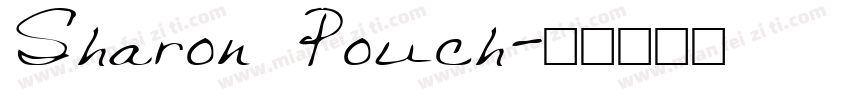 Sharon Pouch字体转换
